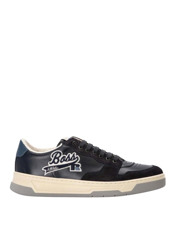 Hugo Boss: Chaussures de sport - Baskets - Bleu Foncé