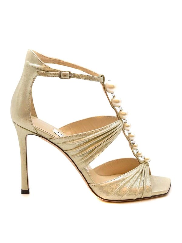 JIMMY CHOO: Sandales - Sandales - Blanc