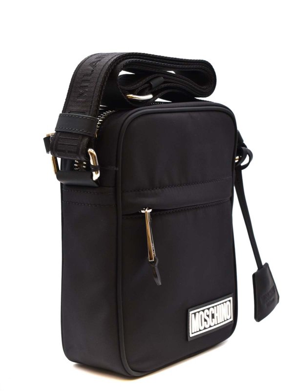 MOSCHINO: クロスボディバッグ online - クロスボディバッグ - 黒