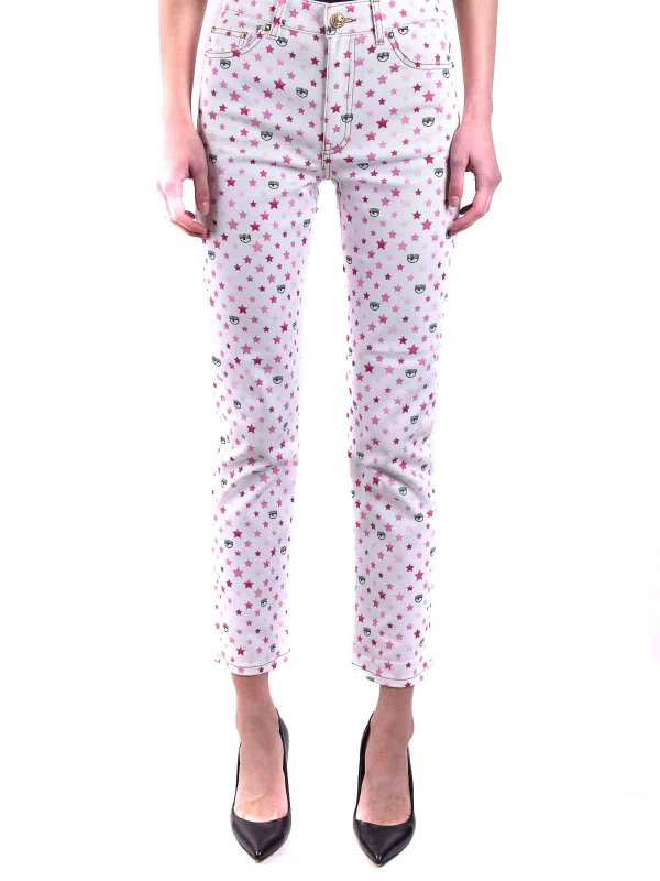 CHIARA FERRAGNI: casual trousers online - Pois pants