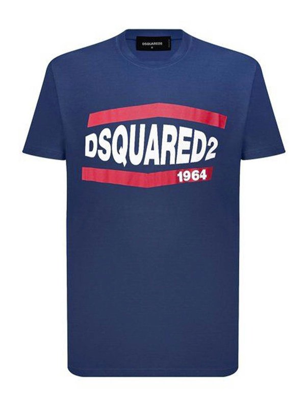 DSQUARED2: T-shirts - T-Shirt - Blau