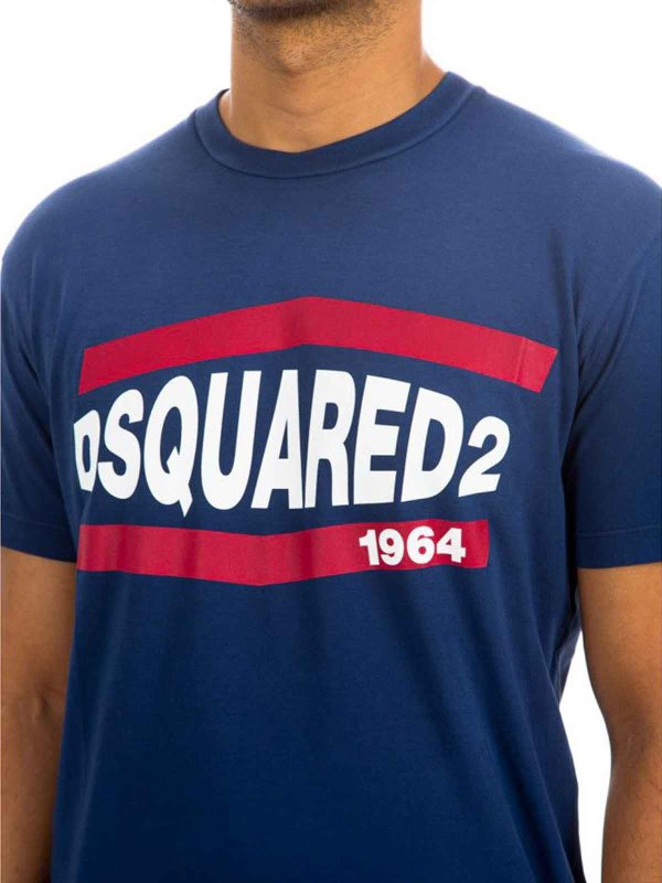 T-Shirt - Blau shop online: DSQUARED2