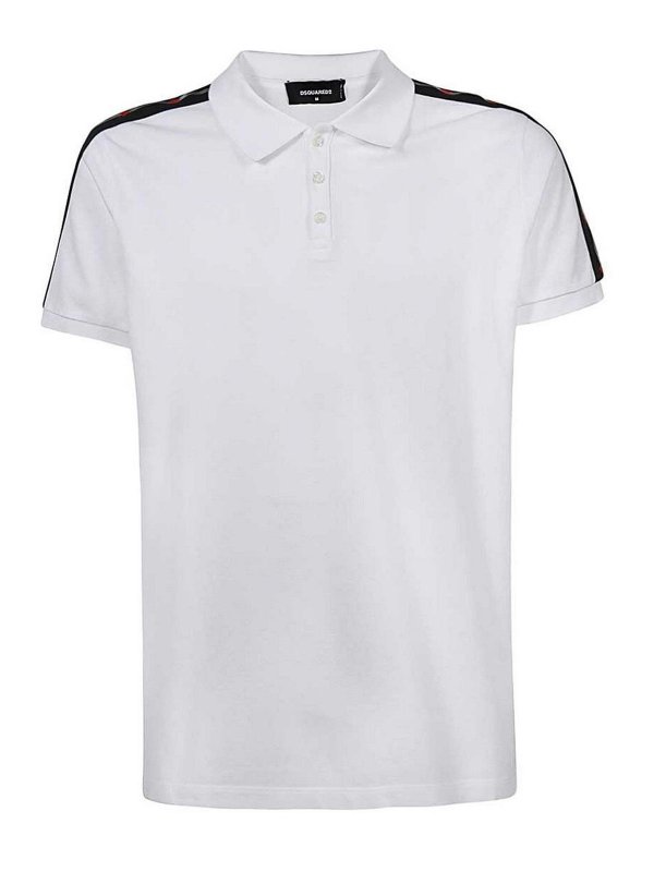 DSQUARED2: polo shirts - Cotton Polo shirt