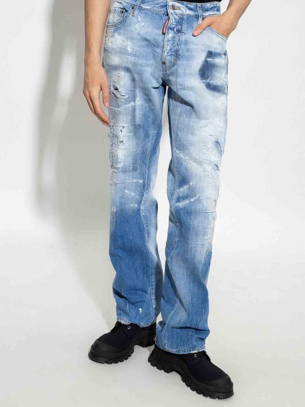 DSQUARED2: straight leg jeans online - Denim Jeans