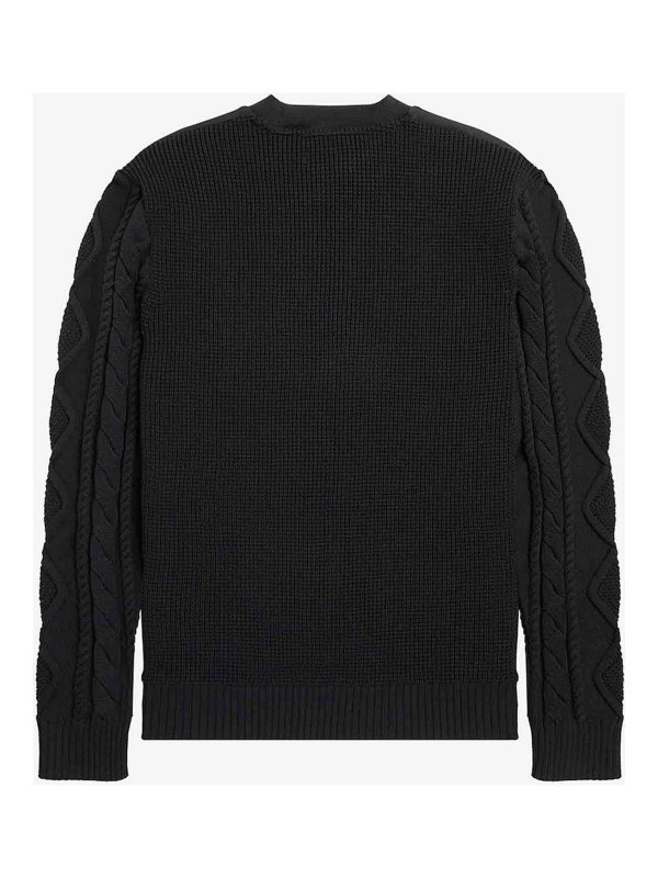 FRED PERRY: crew necks online - Logo double sweater