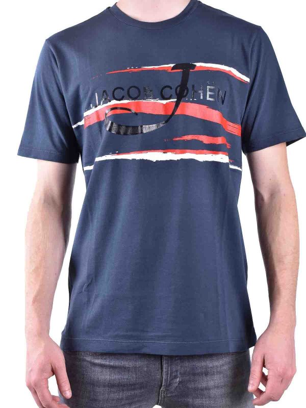 JACOB COHEN: t-shirt online - T-shirt con logo