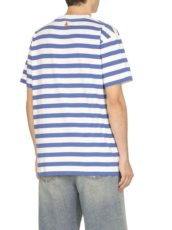 The Best Shops Marcelo Burlon County Of Milan: t-shirts - Stripe T-shirt
