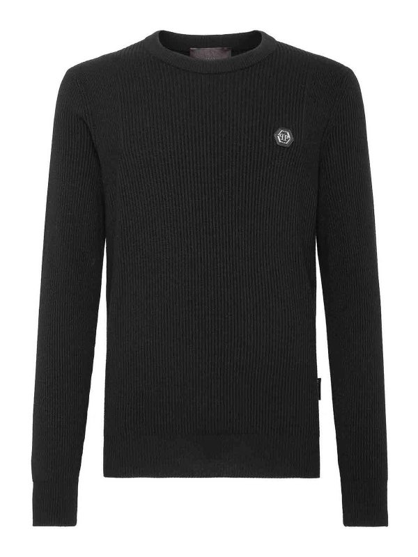 PHILIPP PLEIN: Sweatshirts & Pulls - Sweat-Shirts - Noir