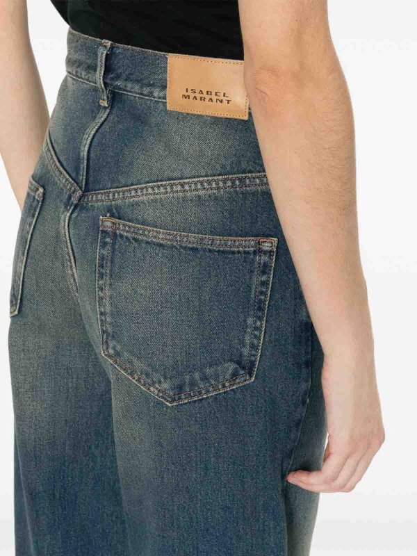 ストレートジーンズ - ダークウォッシュ shop online: ISABEL MARANT