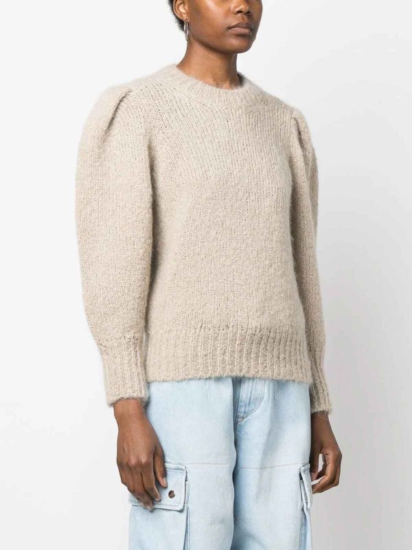 ISABEL MARANT: Pull col rond online - Pull Col Rond - Beige