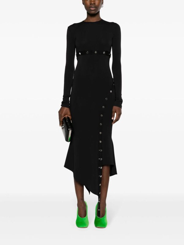 The Best Shops The Attico: Vestidos media pierna - Vestido Midi - Negro