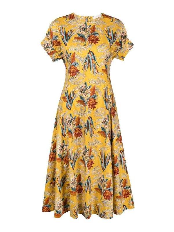 ULLA JOHNSON: knee length dresses - Devon dress