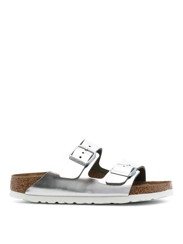 BIRKENSTOCK: サンダル - サンダル - 銀