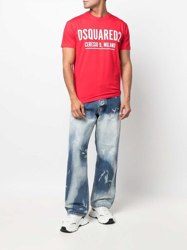 DSQUARED2: t-shirts online - T-shirt red