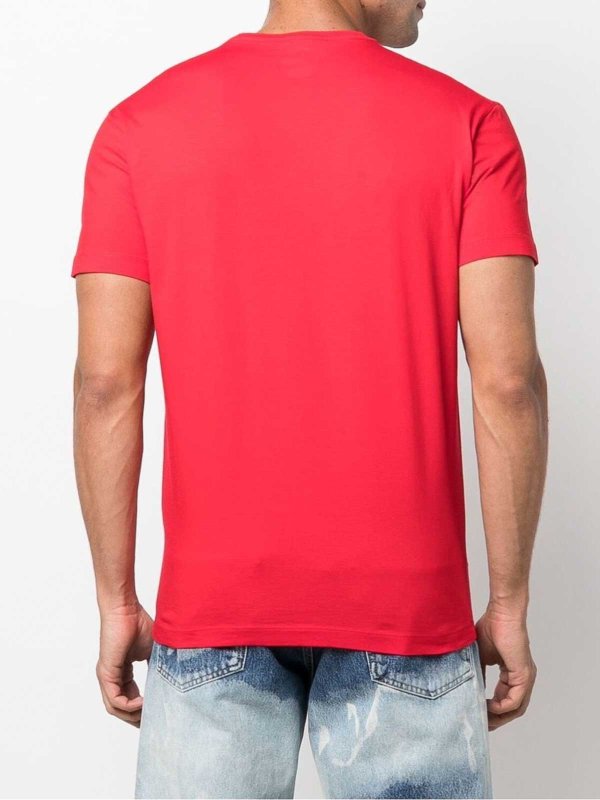 T-shirt red shop online: DSQUARED2