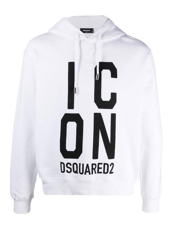 DSQUARED2: Sweatshirts und Pullover - Sweatshirt - Weiß