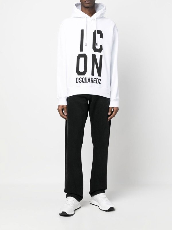 DSQUARED2: Sweatshirts und Pullover online - Sweatshirt - Weiß