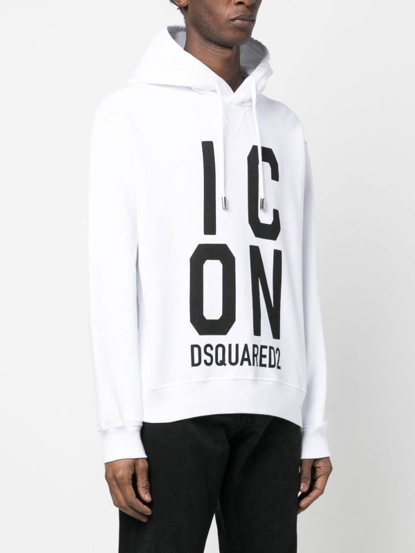 The Best Shops DSQUARED2: Sweatshirts und Pullover - Sweatshirt - Weiß