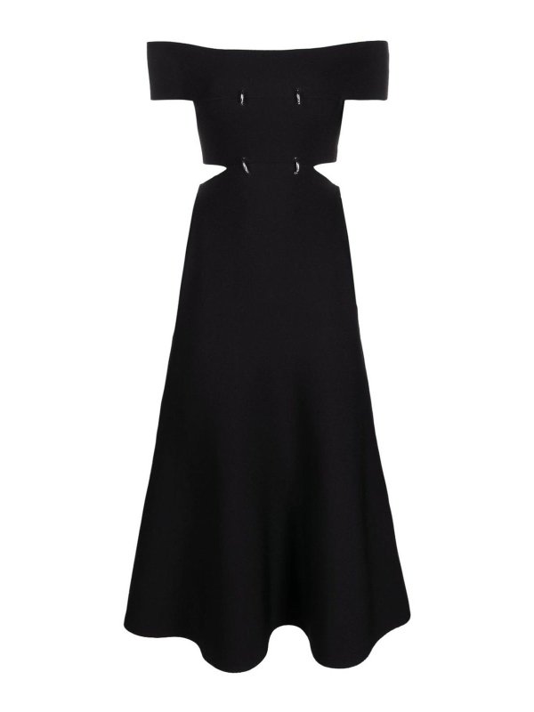 ALEXANDER MCQUEEN: maxi dresses - Asymmetric maxi dress