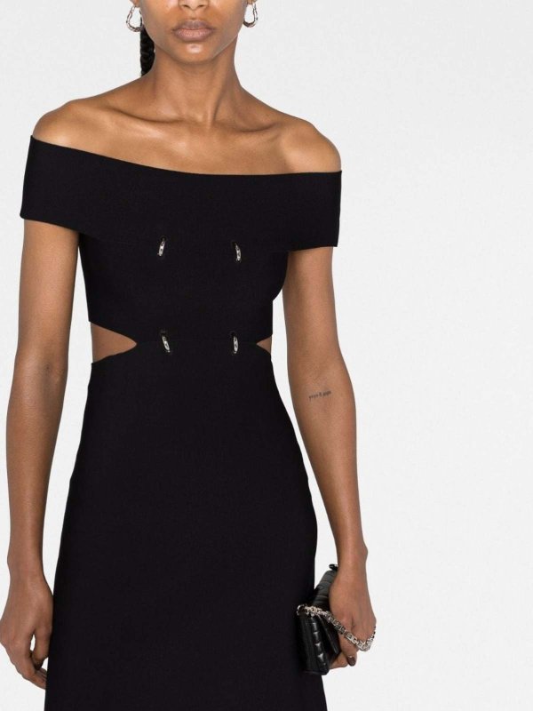 The Best Shops ALEXANDER MCQUEEN: Asymmetric maxi dress