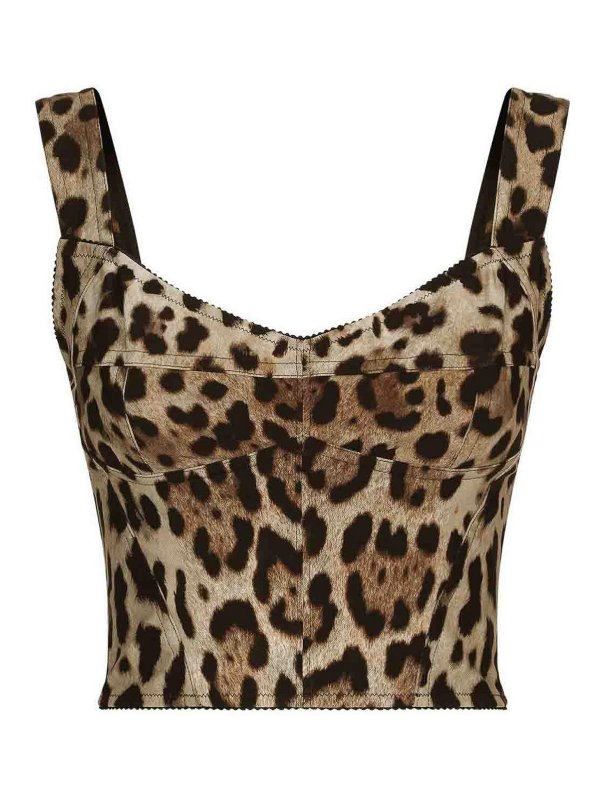 DOLCE & GABBANA: トップス＆タンクトップ - トップ/タンクトップ - アニマル柄