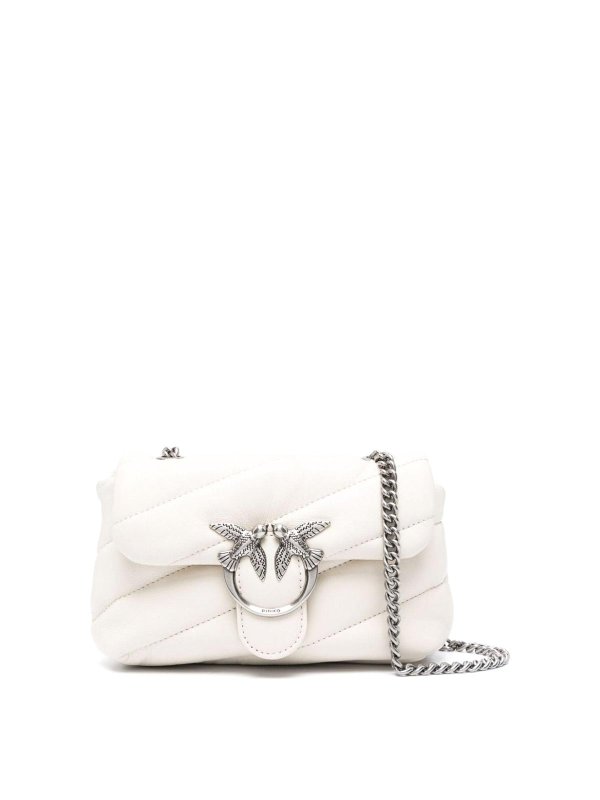 Pinko: Schultertaschen - Schultertasche - Weiß