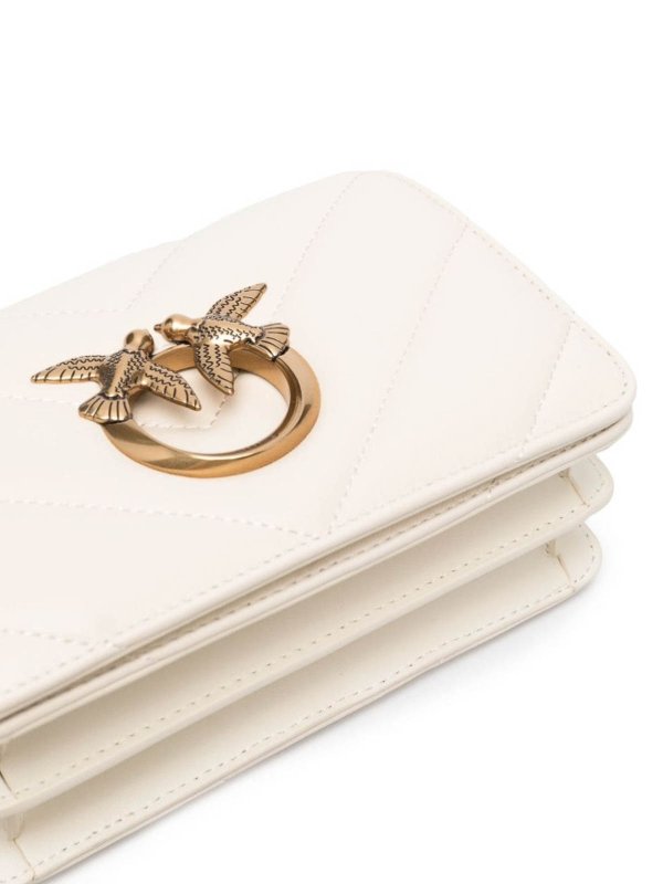 The Best Shops Pinko: Schultertaschen - Schultertasche - Weiß