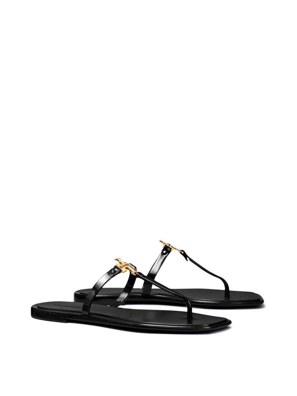 TORY BURCH: sandals online - Roxanne jelly perfect blk/gold