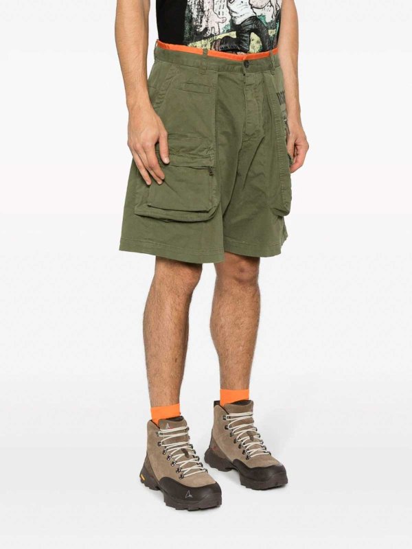 Multiple-pockets cargo shorts shop online: DSQUARED2