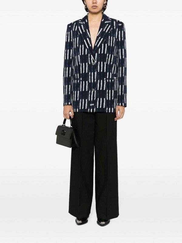 OFF-WHITE: Maßgeschneiderte und Formale Hosen online - Formale Hose - Schwarz