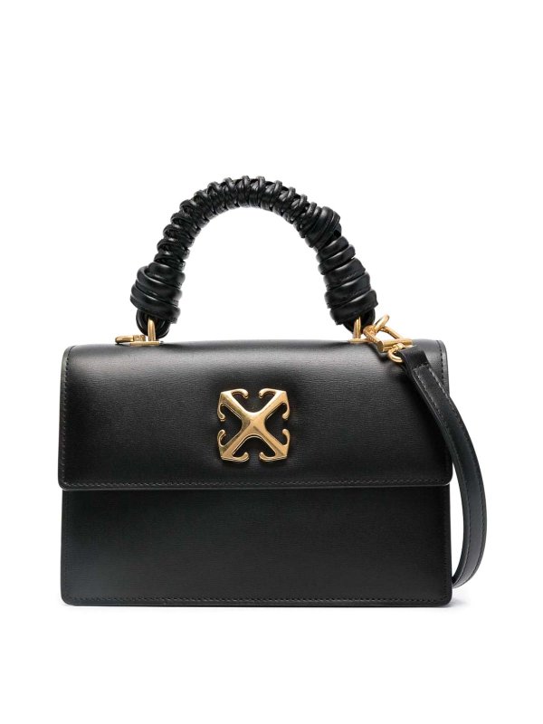 OFF-WHITE: borse a tracolla - Borsa Jitney 28 con manico superiore