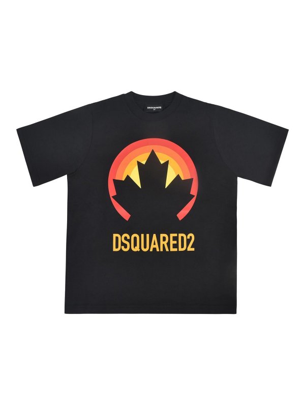 DSQUARED2: crew necks - Dsquared2 kids sweaters black