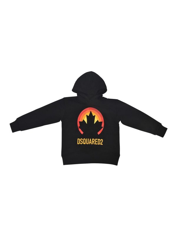 DSQUARED2: Sweatshirts und Pullover - Sweatshirt - Schwarz