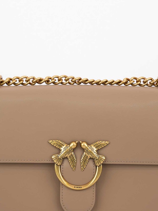 The Best Shops Pinko: Umhängetaschen - Umhängetasche - Weiß