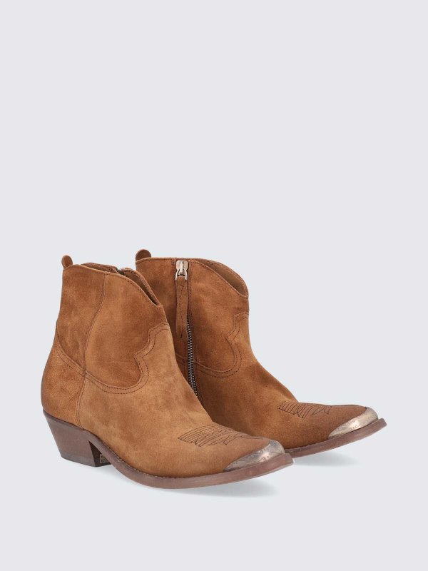 ブーツ - ベージュ shop online: GOLDEN GOOSE