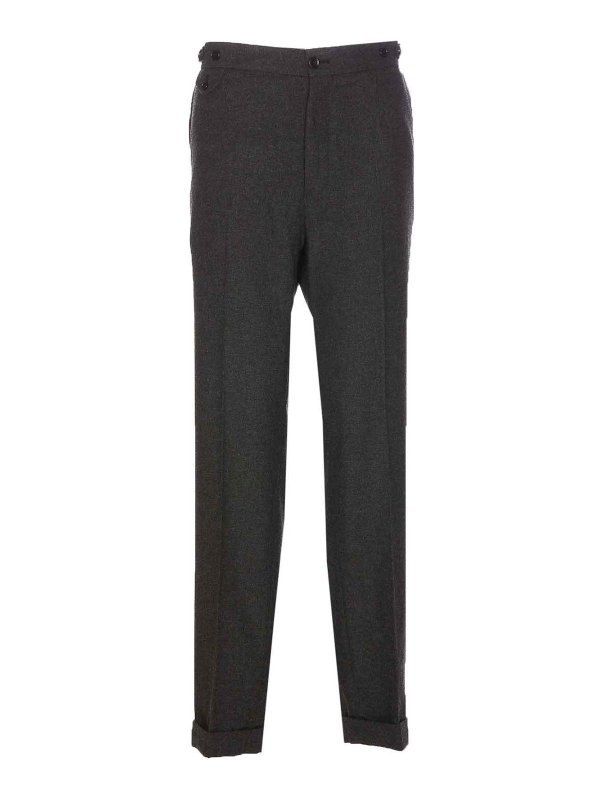 DOLCE & GABBANA: Pantalons élégants - Short - Gris