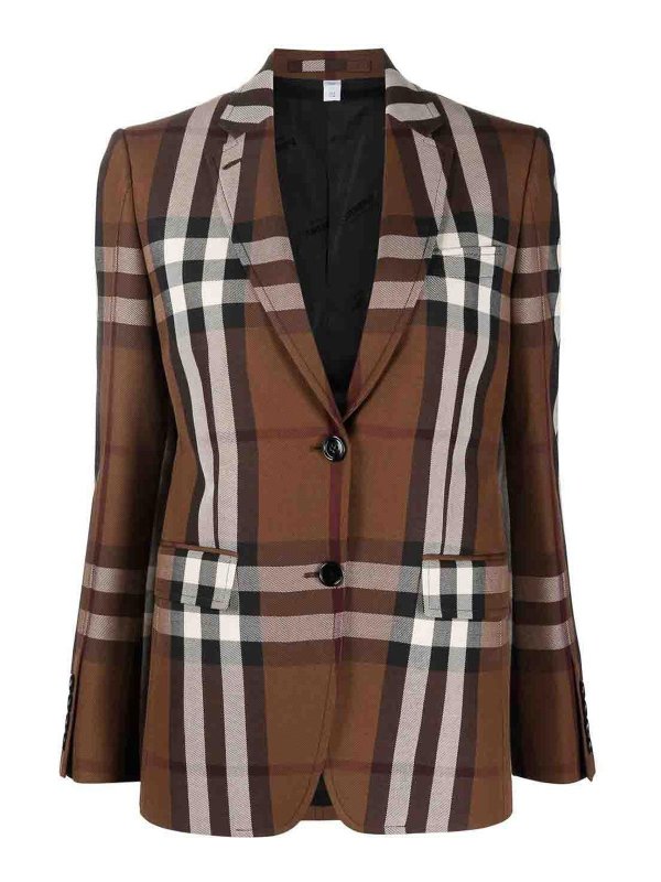 BURBERRY: Blazer - Blazer - Braun