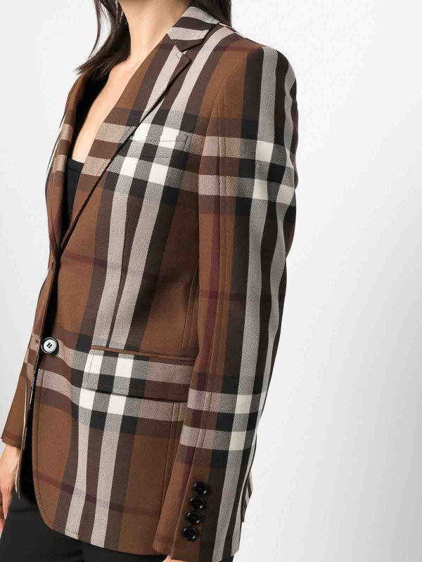 The Best Shops BURBERRY: Blazer - Blazer - Braun