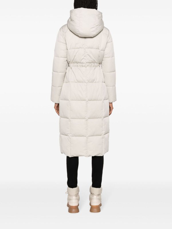 Tied-Waist Hooded Coat shop online: Save The Duck