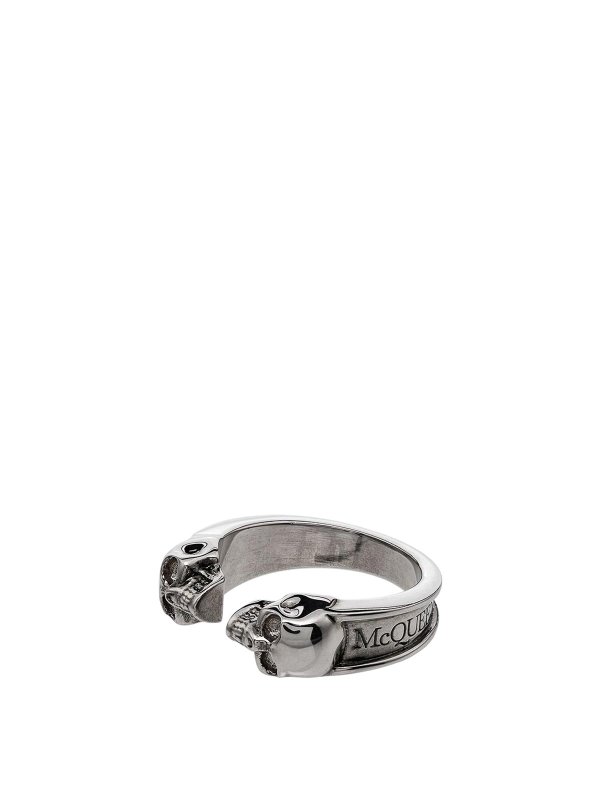 ALEXANDER MCQUEEN: Bagues - Bague - Argent