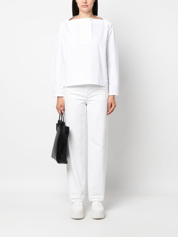The Best Shops JIL SANDER: Tops & Tank tops - White top