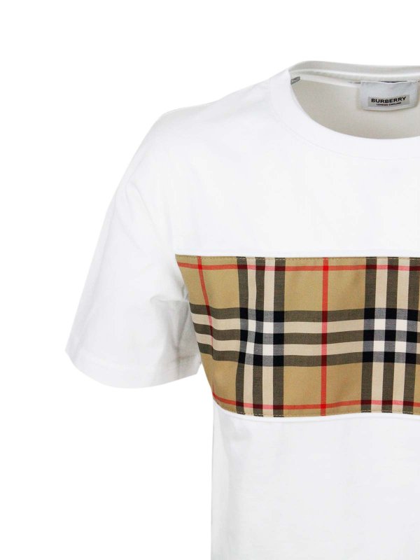 BURBERRY: T-shirts online - T-Shirt - Weiß