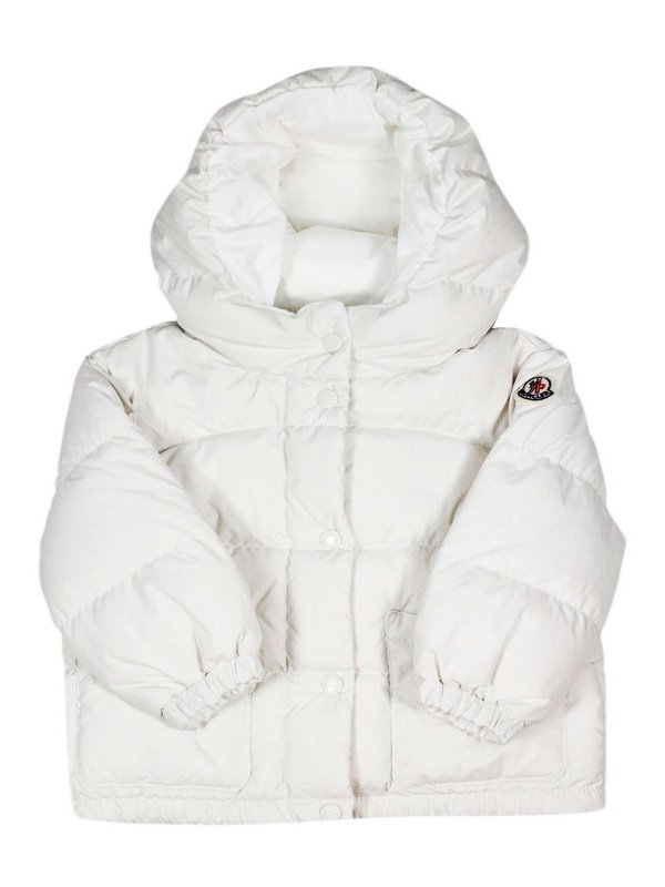MONCLER JR: giacche imbottite - Giacca imbottita bianca