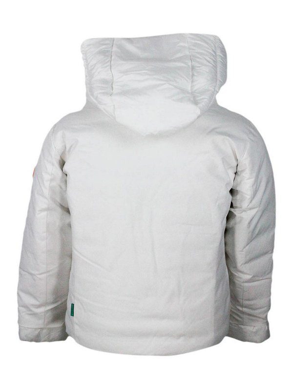 The Best Shops Save The Duck: padded jackets - White padded jacket