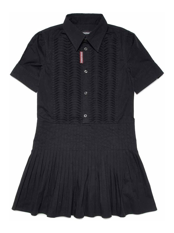 DSQUARED2: Vestidos media pierna - Vestido Midi - Negro