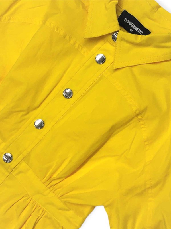 The Best Shops DSQUARED2: knee length dresses - Yellow dress