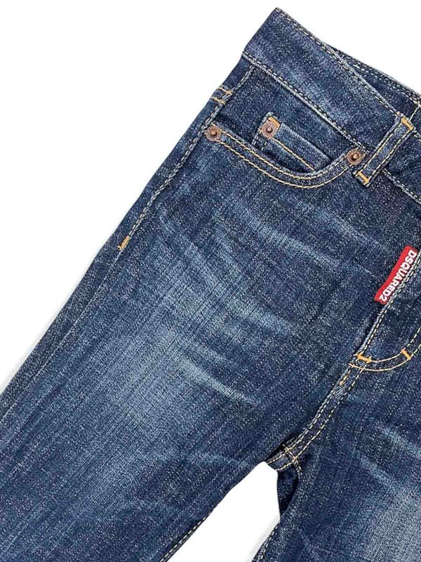 The Best Shops DSQUARED2: bootcut jeans - Jeans blu denim
