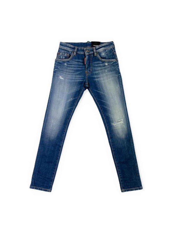DSQUARED2: Jeans boot-cut - Jeans Boot-Cut - Azul