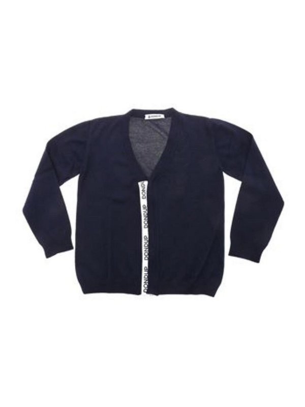 DONDUP: cardigans online - Cardigan w/zip v-neck