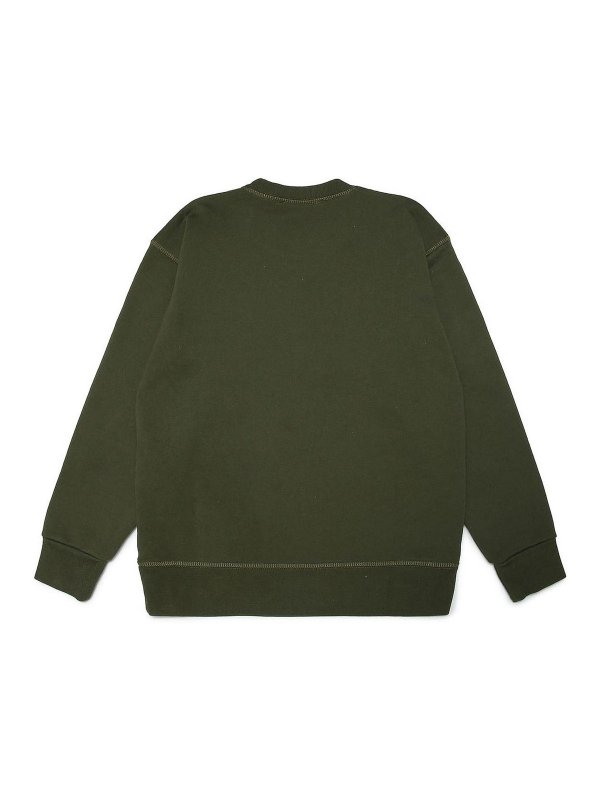 DSQUARED2: Sweatshirts und Pullover online - Sweatshirt - Grün